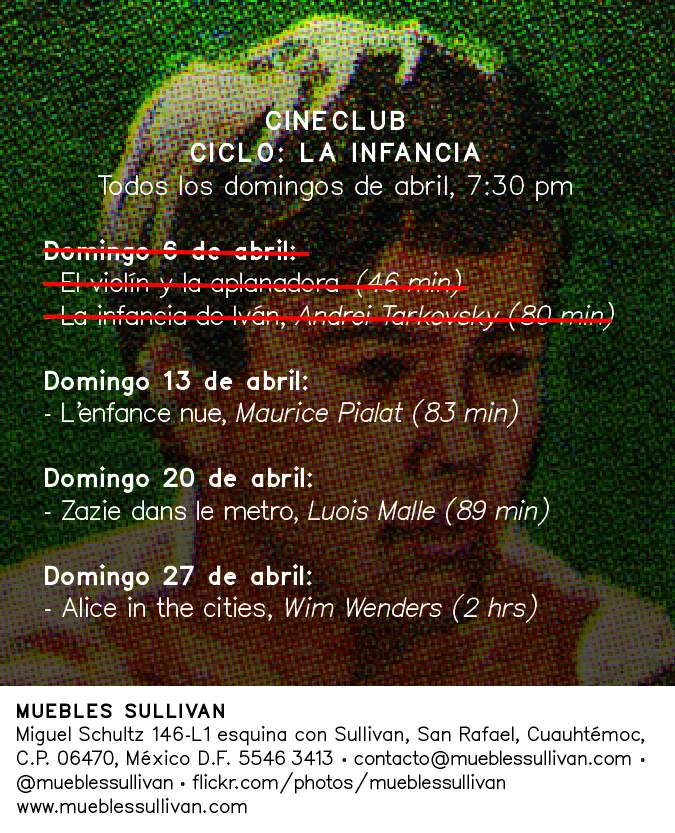CINECLUB - CICLO: LA INFANCIA